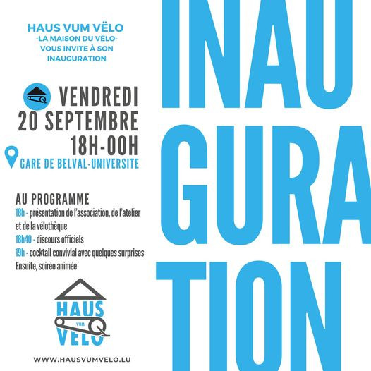 Inauguration d’Haus vum Vëlo