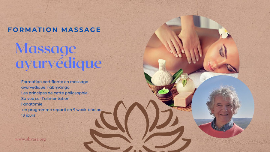 Formation professionnelle en massage ayurvédique