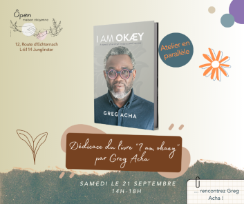 Dédicace et échange avec auteur Greg Asha - livre "I am Okæy"