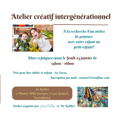 Atelier créatif intergénérationnel