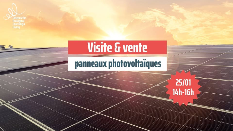 Visite Panneaux photovoltaïques + Bourse aux panneaux