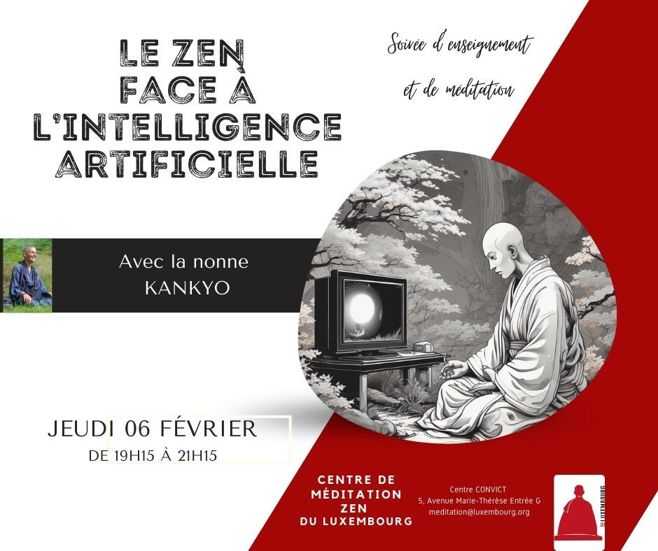 Soirée d'enseignement et de méditation : Le zen face a l'intelligence artificielle